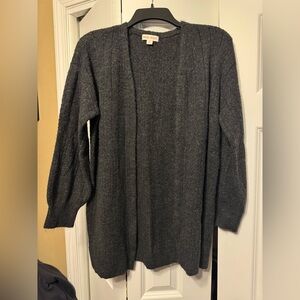 Knox Rose Charcoal Cardigan Sweater